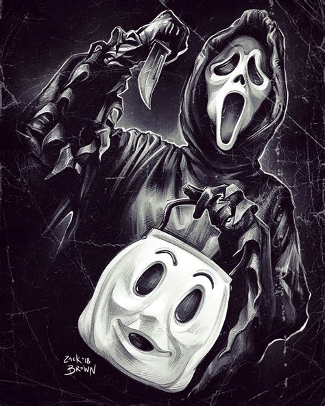 Halloween Kawaii Horror Creepy Cute Art Scream Halloween Ghostface