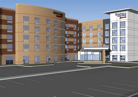 Courtyard By Marriott Fairfield Inn And Suites Dual Hotel Mw Builders