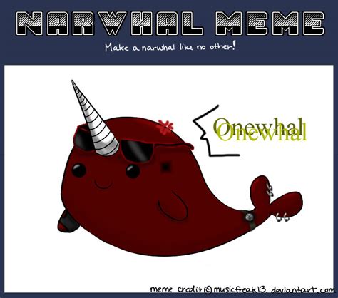 Dat Narwhal By Onebecamenone On Deviantart