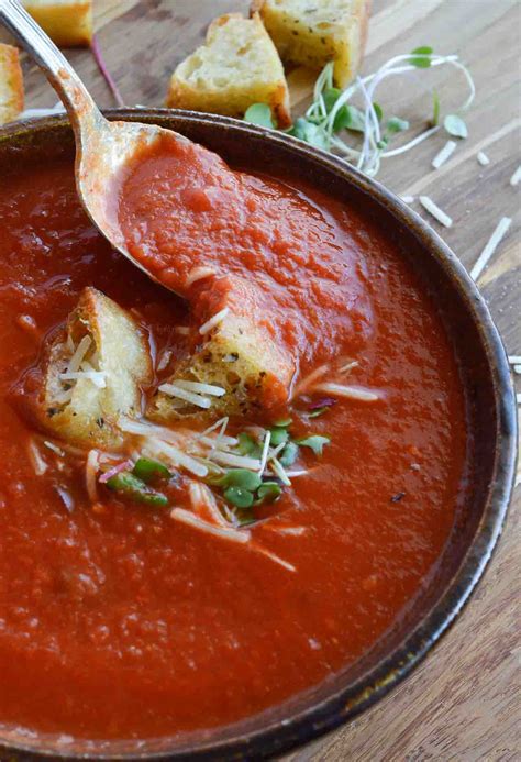 Show off your soup dinner party menu by attaching it to a wooden cutting board, using decorative tape. Easy Tomato Soup Recipe - WonkyWonderful