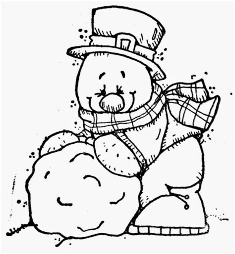 Snowman coloring pages for kids to enjoy with adults in the family. Cute Snowmen Free Printable Coloring Pages. - Oh My Fiesta ...