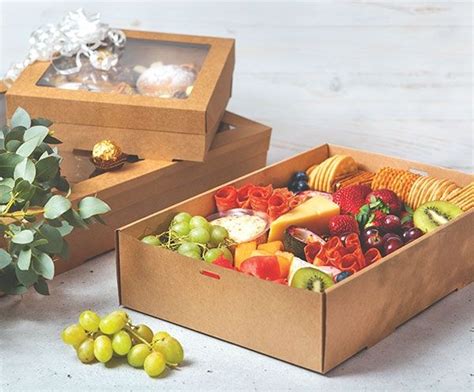 Small Catering Box With Clear Window 10 Pack