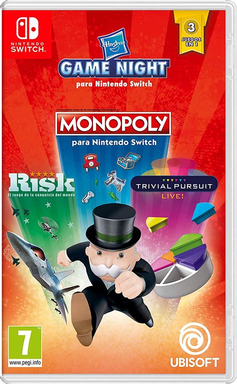 Hasbro Game Night Monopoly Risk Trivial Pursuit Switch