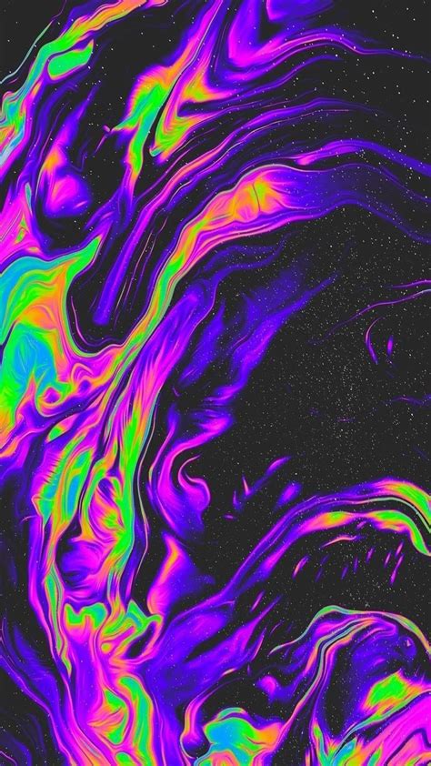 Trippy Dark Purple Aesthetic Background Marked By Magic