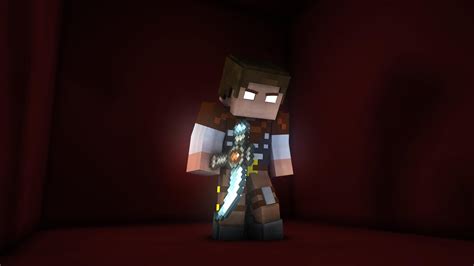 Minecraft Herobrine 桌布 Mapapple