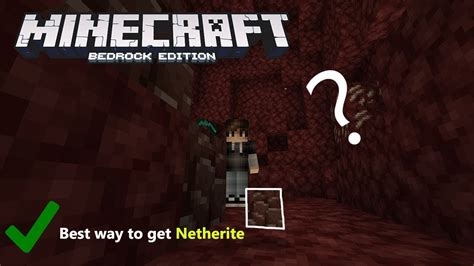 Netherite And How To Get It Minecraft Tutorial Youtube