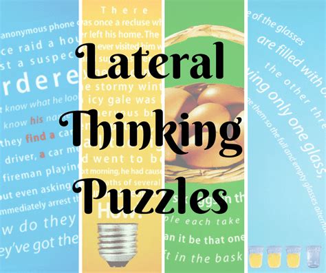 Lateral Thinking Puzzles With Answers