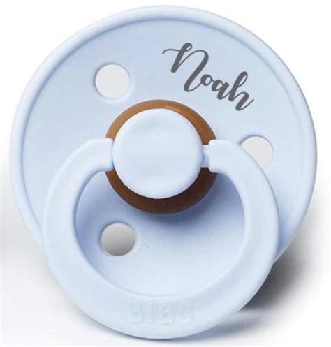 Boys Personalized Pacifier Baby Shower Gift
