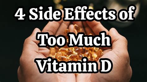 4 Side Effects Of Too Much Vitamin D YouTube