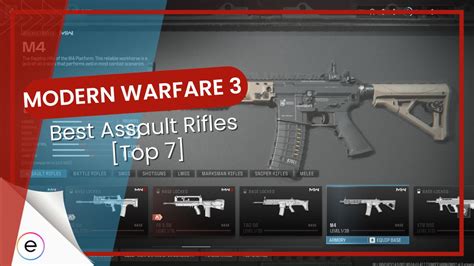 Mw3 Best Assault Rifle In Multiplayer Top 7 Picks
