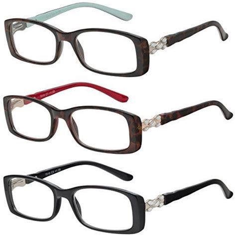 Reading Glasses Set Of Womens Quality Readers Fashion Rhinestones Glasses For Reading Be