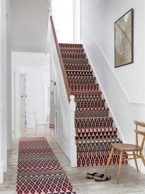 Patterned Stair Carpet Home Design Ideas Renovations And Photos