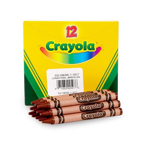 Crayola Crayon Refills Brown United Art And Education