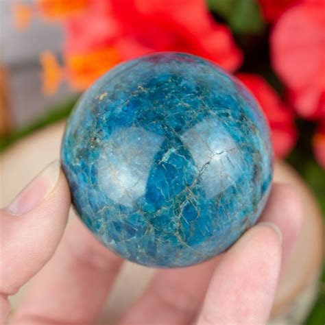Blue Apatite Sphere The Crystal Council