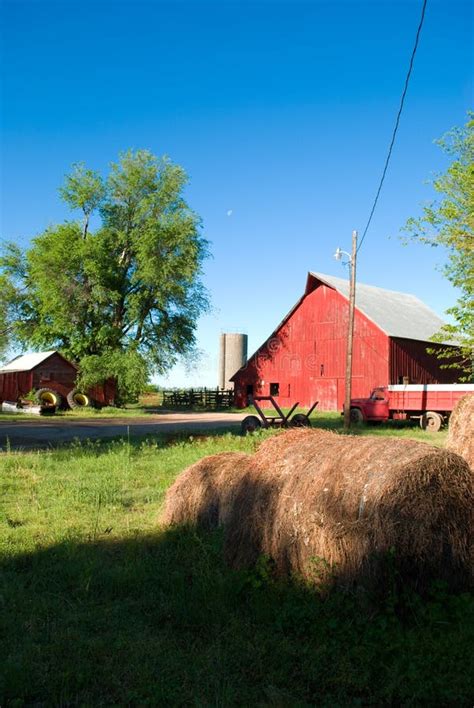 Old Country Farm Stock Photo Image Of Clear Bales Barnyard 16916280