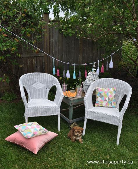 If you can be bothered sanding to get a key. Spray Paint Wicker Chair Makeover