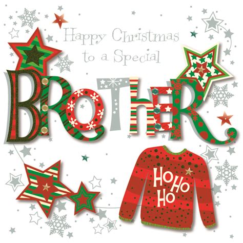Special Brother Happy Christmas Greeting Card Cards Love Kates