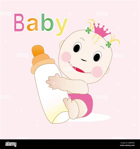Baby Girl Vector Stock Vector Image And Art Alamy