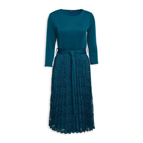 Buy Daniel Hechter Blue Pleated Dress Online Truworths
