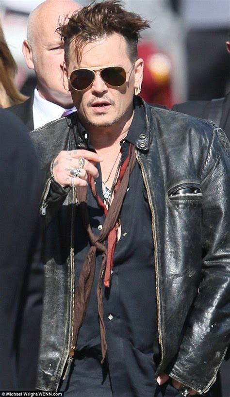 Johnny Depp Puffs Away On A Cigarillo Ahead Of Jimmy Kimmel Live Interview Johnny Depp Johnny