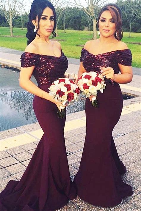 18 Burgundy Bridesmaid Dresses For Your Girls Wedding Dresses Guide