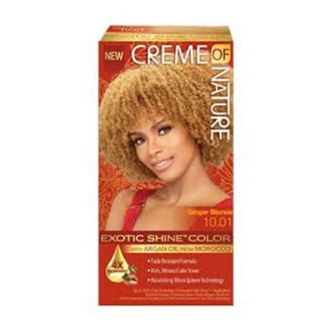 Combine with creme of na. Creme Of Nature HAIR RICH COLOR DYE (10.01) GINGER BLONDE ...