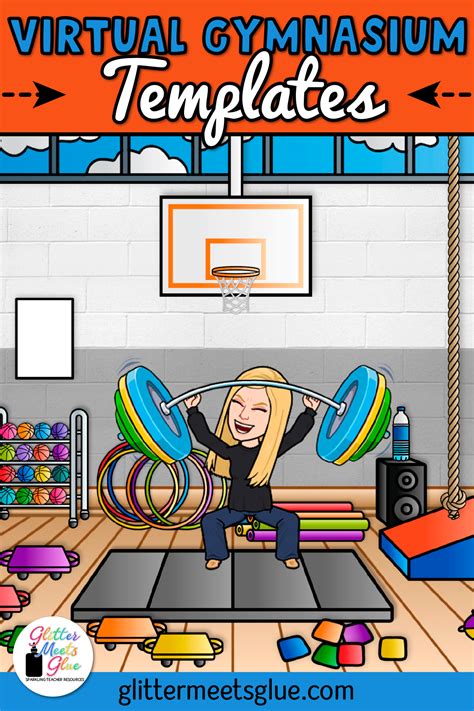 Personalize it by adding your own person bitmoji and/or message. Virtual Gymnasium Templates | Physical education lesson ...