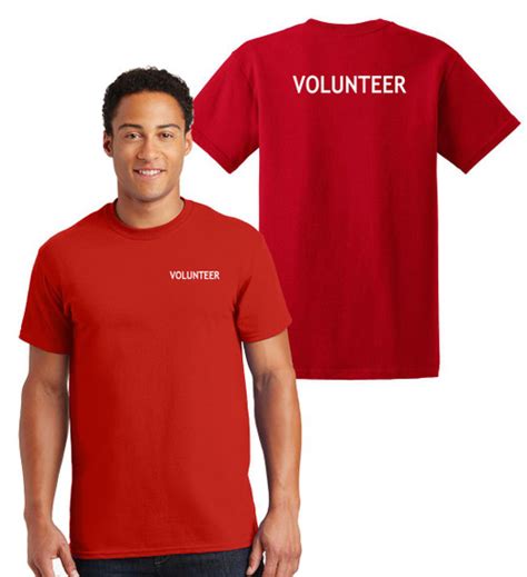 Volunteer T Shirts Staff Shirts