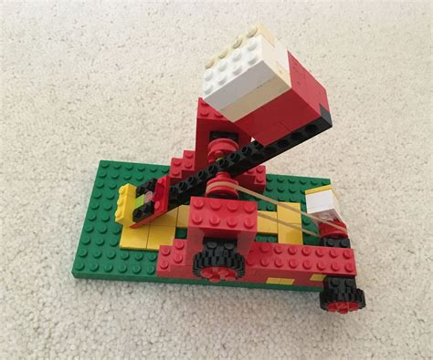 Lego Catapult Using Pivot Lever And Wheel And Axel 8 Steps With