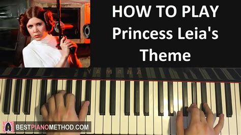 How To Play Star Wars Princess Leias Theme Piano Tutorial Lesson Youtube