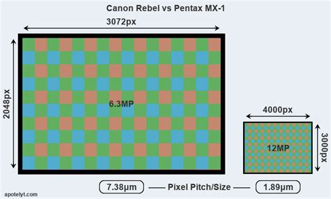 Canon Rebel Vs Pentax Mx 1 Comparison Review