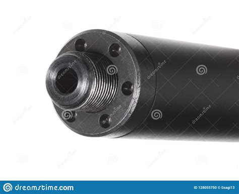 Threaded Gun Barrel Stock Photo Image Of Gray Weapon 128055750