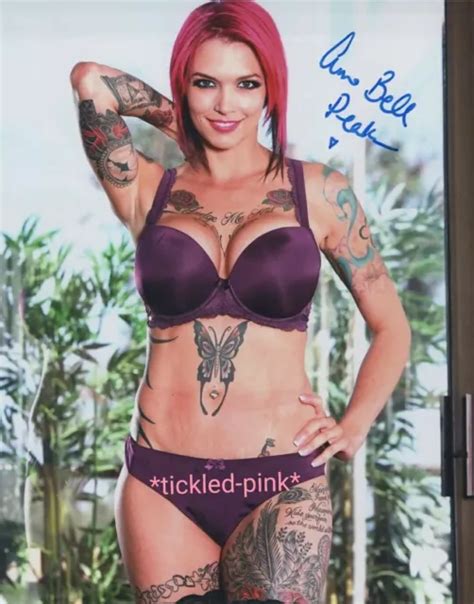 Sexy Adult Film Star Anna Bell Peaks Signed X Photo W Coa Picclick