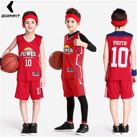 Youth Basketball Jerseys Uniforms For Boys Kids Retro Jerseys