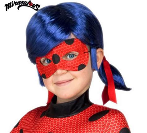 Elige entre nuestros más de 25.000 disfraces y accesorios para fiestas y recíbelos en 24 horas. Peluca y Antifaz de Ladybug en caja para niña