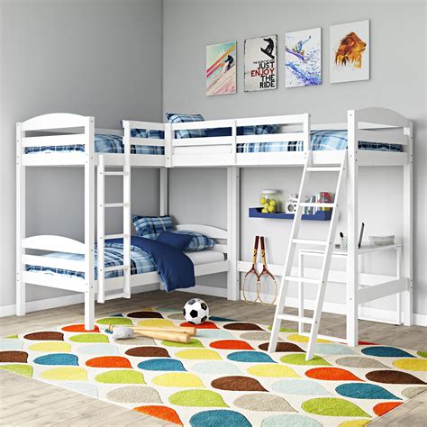 Better Homes And Gardens Leighton Triple Bunk Bed White