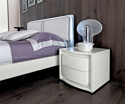 White Modern Bedroom Furniture Modrest San Marino Modern White