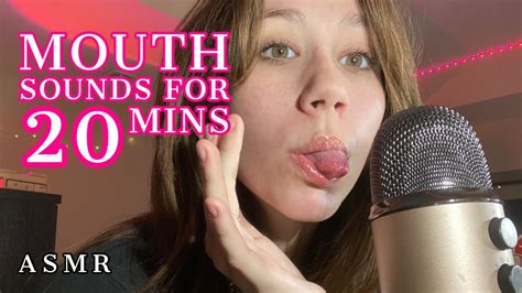 Asmr 20 Minutes Of Fast Mouth Sounds With Up Close Hand Movements For