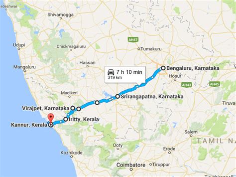 A Perfect Road Trip From Bengaluru To Kannur Nativeplanet