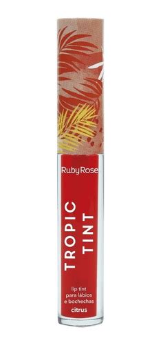 Lip Tint Tropic Citrus Ruby Rose Hb 551 Parcelamento Sem Juros