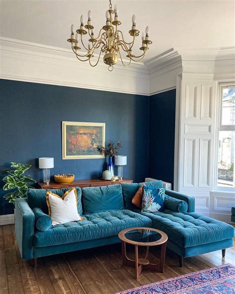 10 Best Blue Velvet Sofas For The Living Room