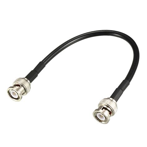 Unique Bargains Rg58 Coaxial Cable With Bnc Male To Bnc Male Connectors 50 Ohm 8 Inch Walmart