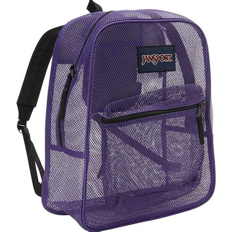 Fantasyard Jansport Mesh Pack School Backpack Night Purple