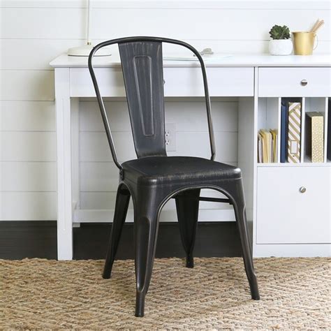 4.5 out of 5 stars. Shop Metal Black Cafe Chair - N/A - Free Shipping Today ...