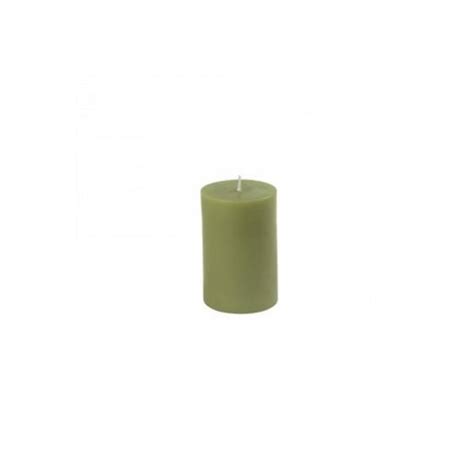 2 X 3 In Sage Green Pillar Candle Pack Of 24