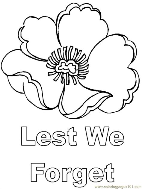 Remembrance Day Coloring Pages Coloring Home