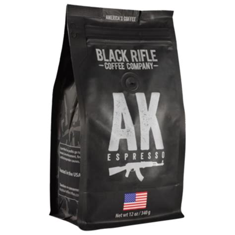Bullseye North Black Rifle Coffee Company Ak 47 Espresso Blend 12 Oz Bag