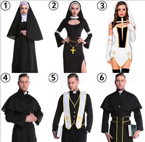 New Lovers Polyester Maria Priest Halloween Masquerade Cosplay Jesus Christ Costume Woman S