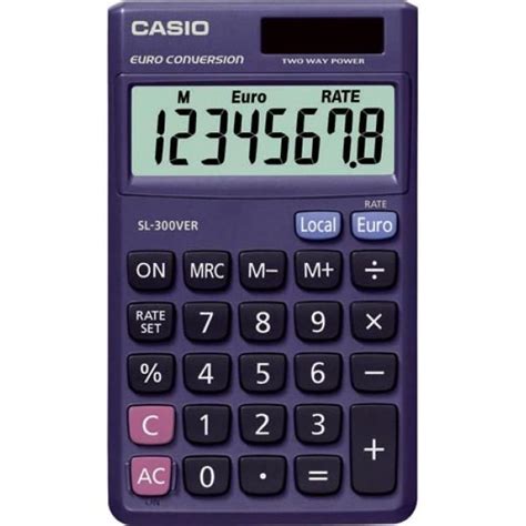 Calculadora Sl300 Pantalla Lcd Extra Grande De 8 Dígitos Con