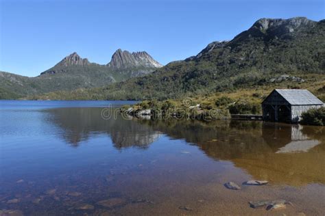 Cradle Mountain Lake St Clair National Park Tasmania Australia Stock